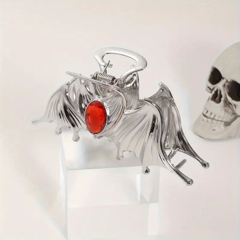 Wholesale Halloween Skull Magic Claw Clip Hair Accessories Metal Spider Large Shark Clip